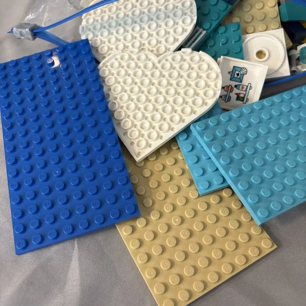 Mini Lego Bulk Lot - Over 3 Pound of Assorted Colors & Sizes Building Baseplate